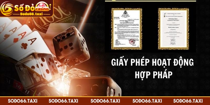 Giấy Phép Hoạt Động SODO66 – Nền Tảng Pháp Lý Vững Chắc Giấy phép hoạt động nền tảng được cấp phép bởi PAGCOR