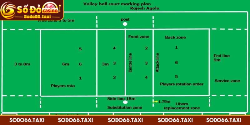 Kích Thước Sân Bóng Chuyền – Tìm Hiểu Đầy Đủ Thông Tin Phân tích cá cược theo bản đồ sân thi đấu
