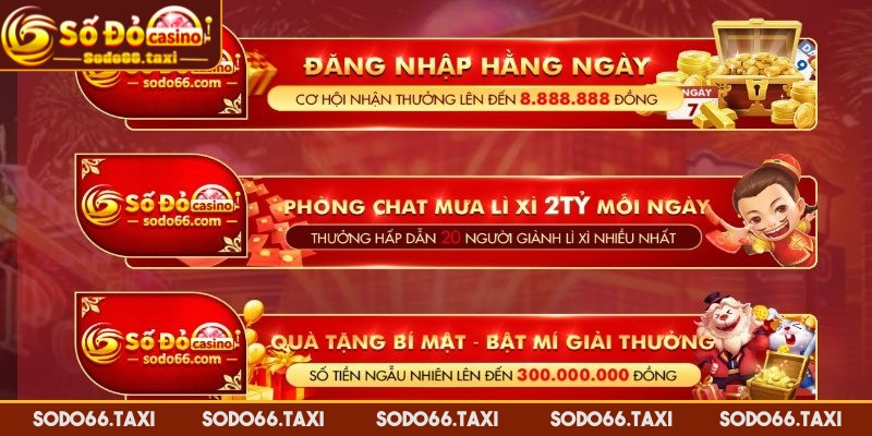 Mỗi Ngày Đăng Nhập - Ưu Đãi Khuyến Mãi Hấp Dẫn Của SODO66 Ưu đãi giúp tăng cường gắn kết với hội viên