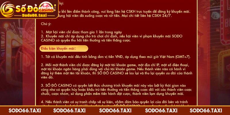 Nạp 50k Nhận 70k - Cơ Hội Vàng Cho Các Bet Thủ Tại SODO66 Cần thực hiện các điều kiện cá cược