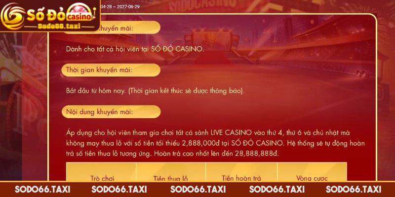 Siêu Hoàn Trả Casino - Ưu Đãi 20% Cực Lớn Khi Bị Thua Điều khoản của khuyến mãi anh em cần nắm